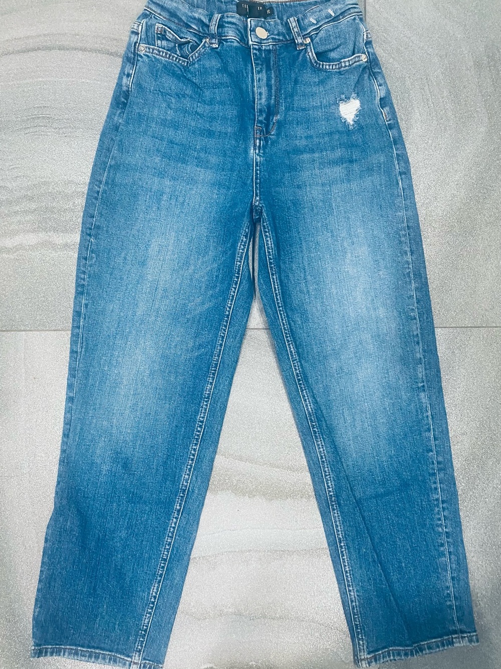 Ted Baker Classic Mid-Blue Wide Leg light Taper Jeans 26x26
